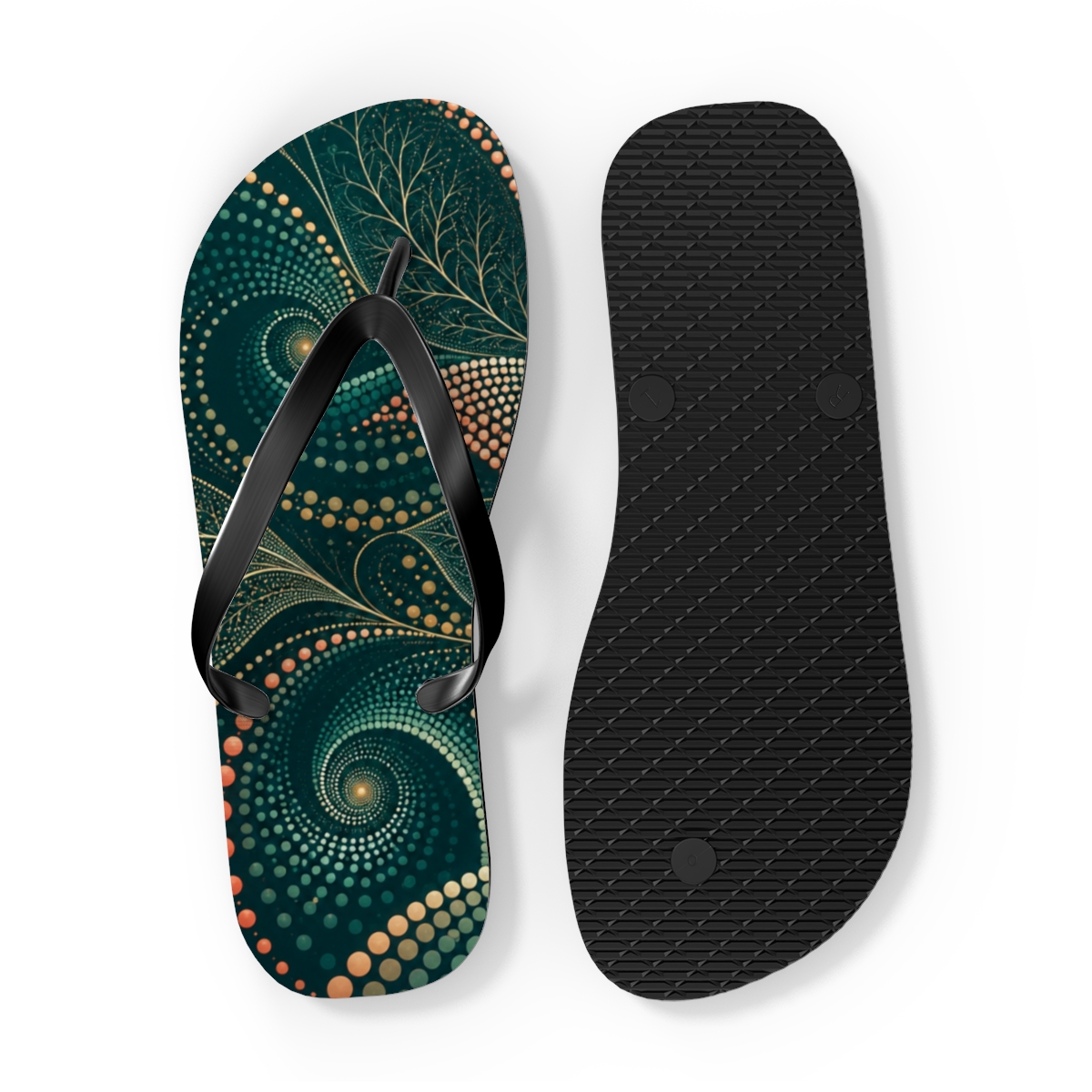 Azalea Pixel Vein Resonance soft sole flip flops [AI-5eb658bd-421791c2946f]