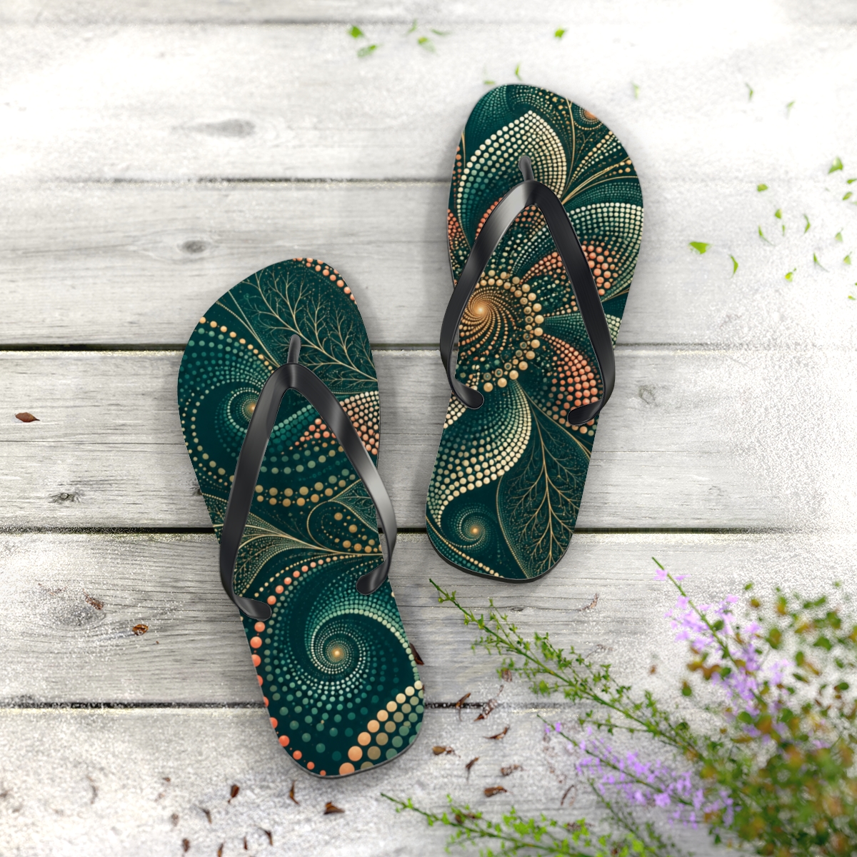 Azalea Pixel Vein Resonance soft sole flip flops [AI-5eb658bd-4b8886bc9ad3]