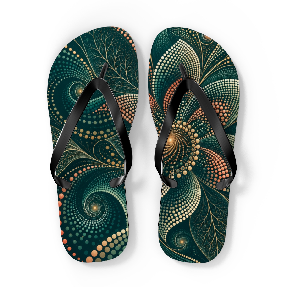 Azalea Pixel Vein Resonance soft sole flip flops [AI-5eb658bd-84d3289d4d75]