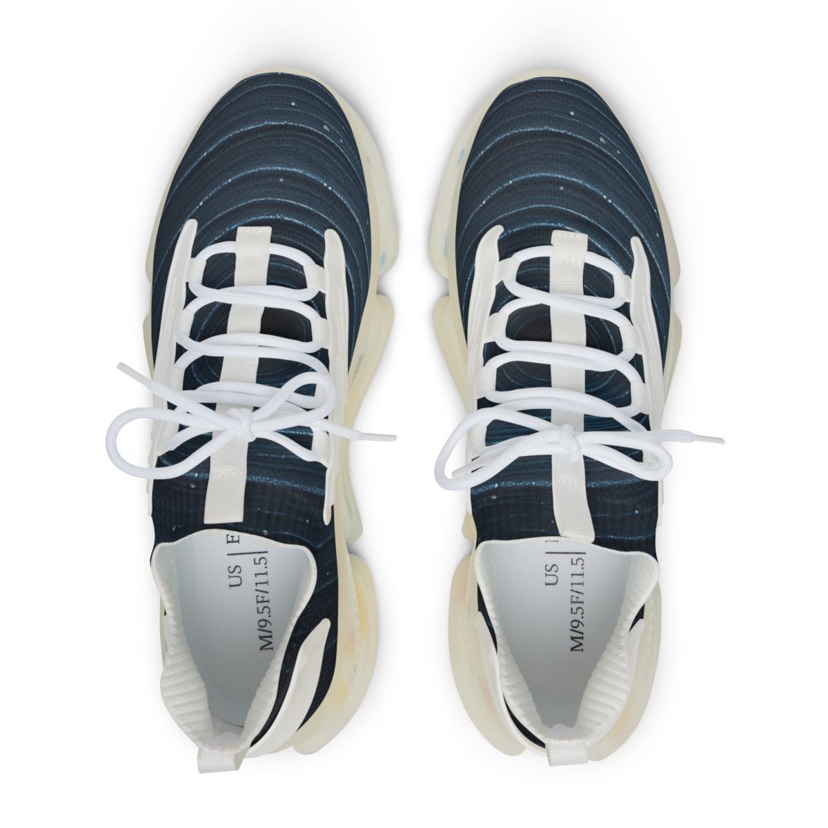 Vortex Ripple Constellation personalized athletic sneakers