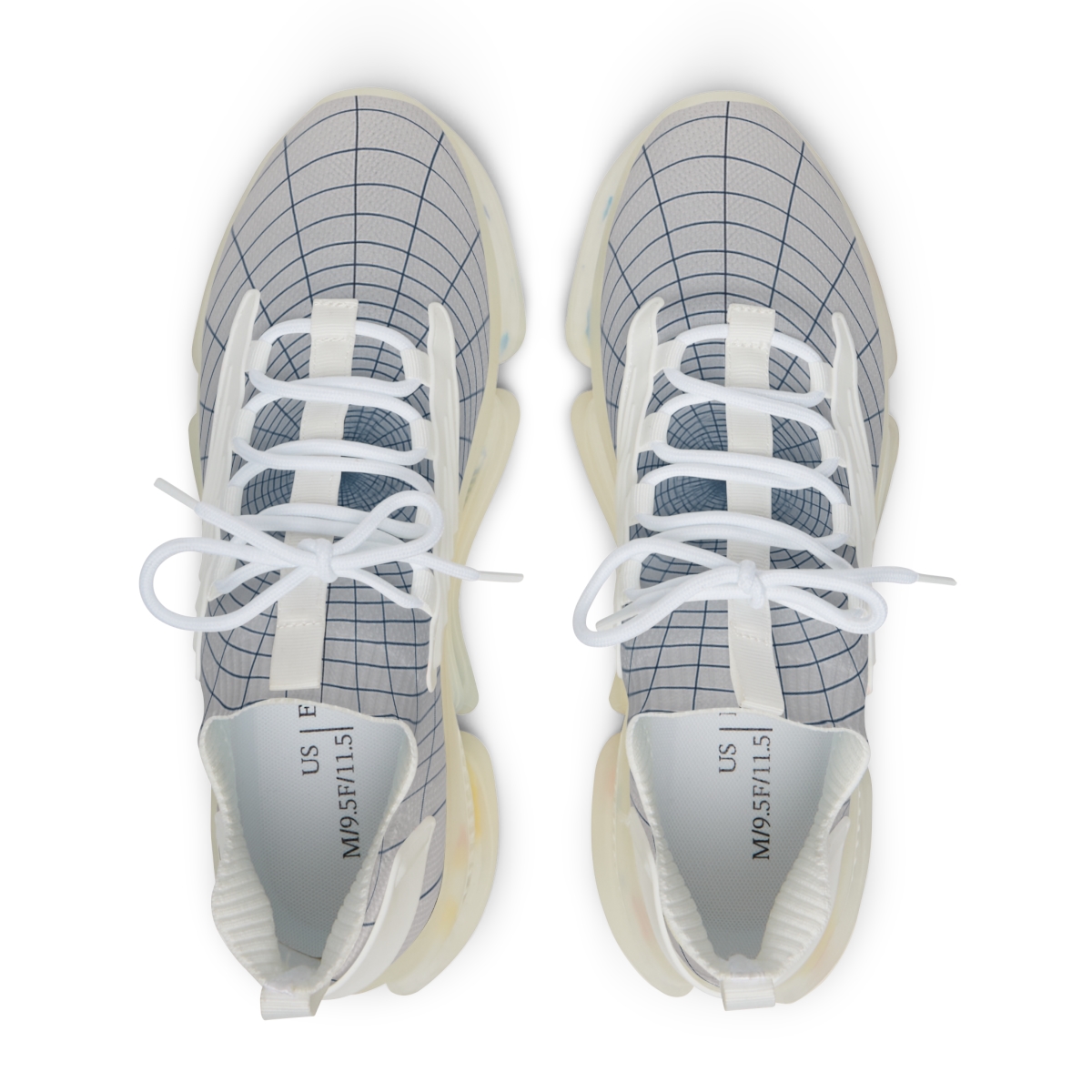 Radial Moire Grid Bloom lifestyle sneakers