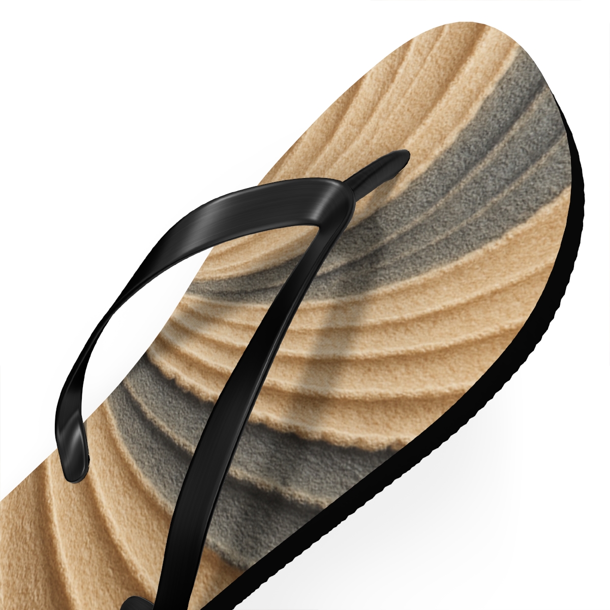 Wind Sculpted Ripple Weave colorful rubber flip flops