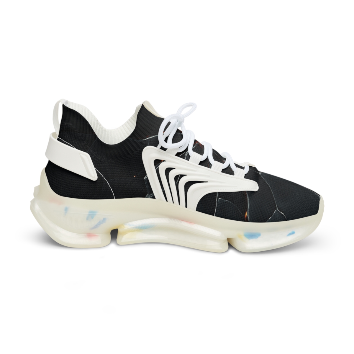 Obsidian Vein Bloom custom sneakers