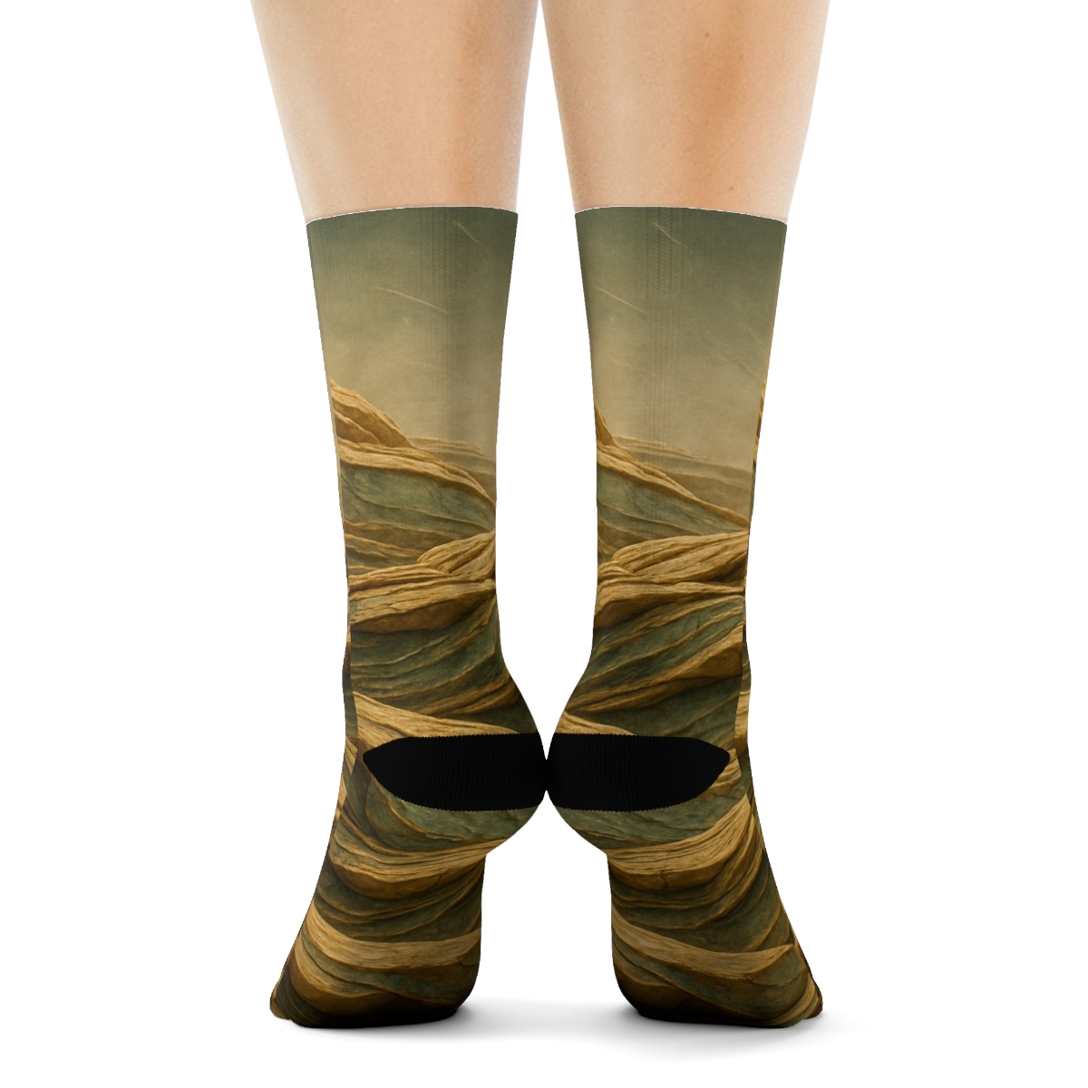 Strata Ribbon Tapestry sports performance socks