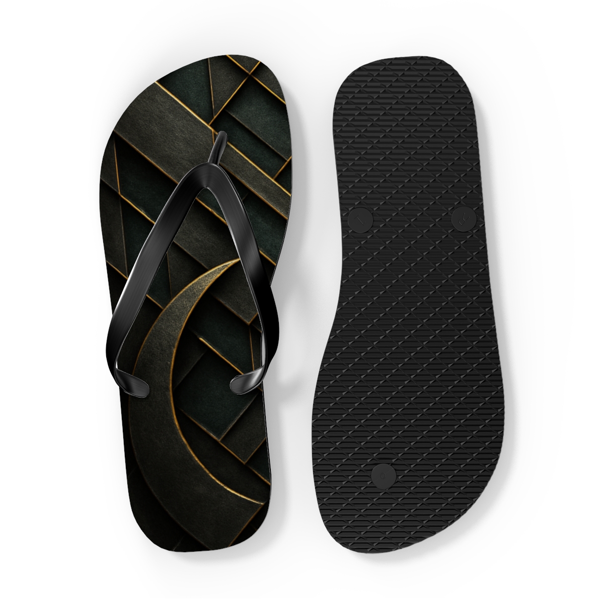 Stag Beetle Armor Lattice stylish summer flip flops