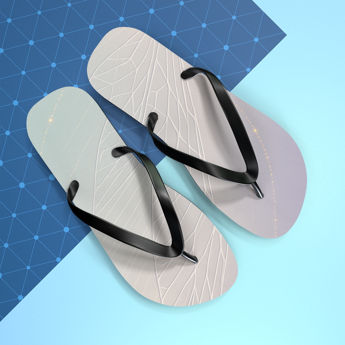 Wing Lattice Drift Map comfortable casual flip flops
