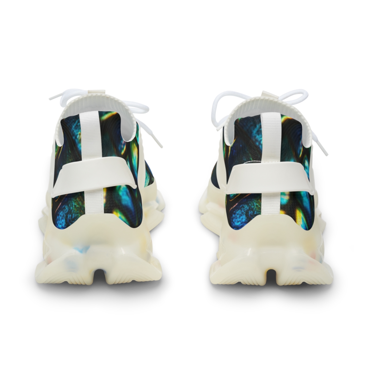 Iridescent Beetle Mosaic trendy fashion sneakers
