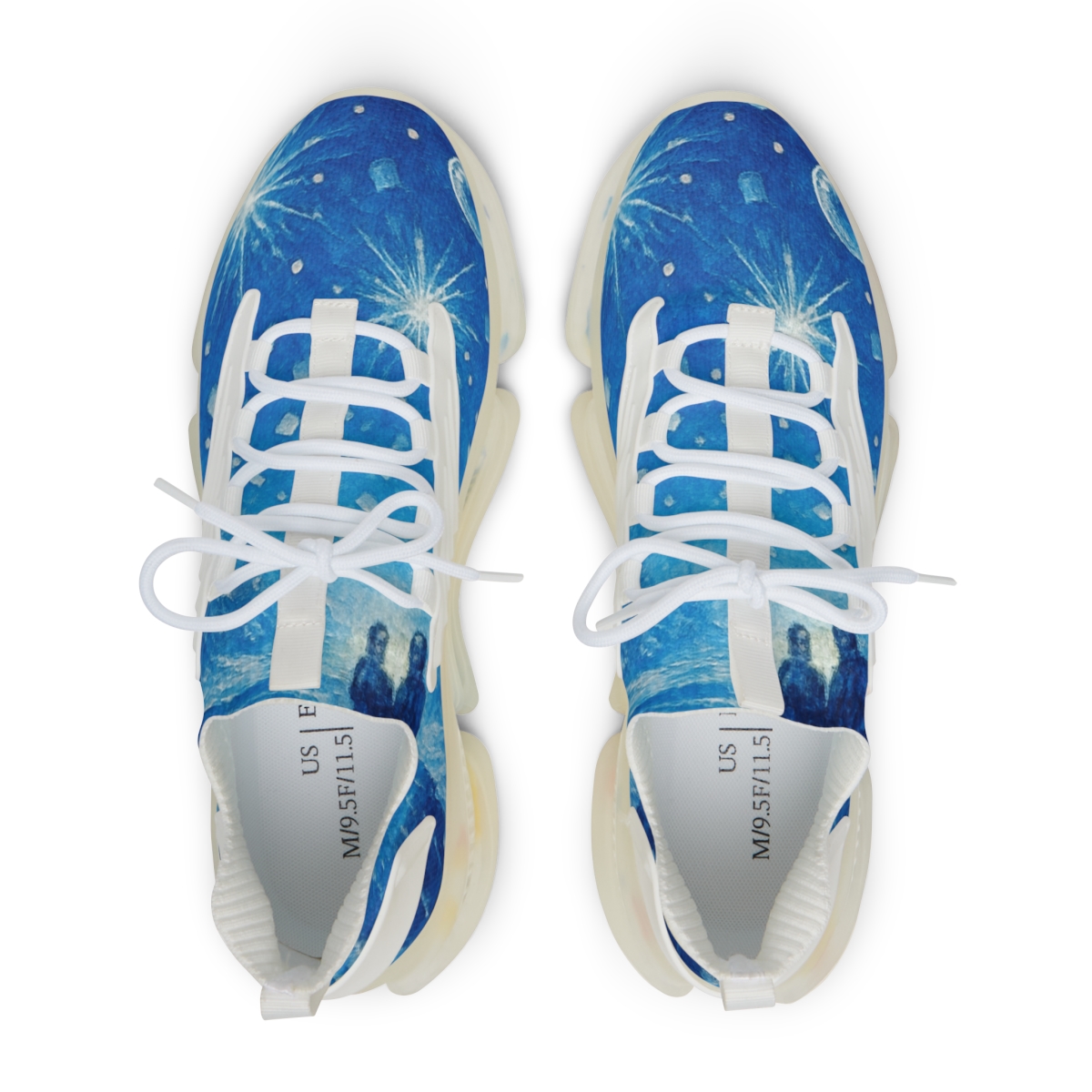 Frosted Midnight Spark custom sneakers