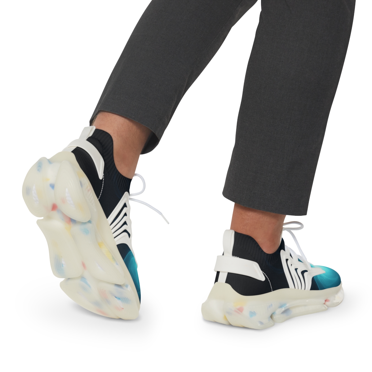 Luminescent Drift Of The Jellyfish personalized athletic sneakers