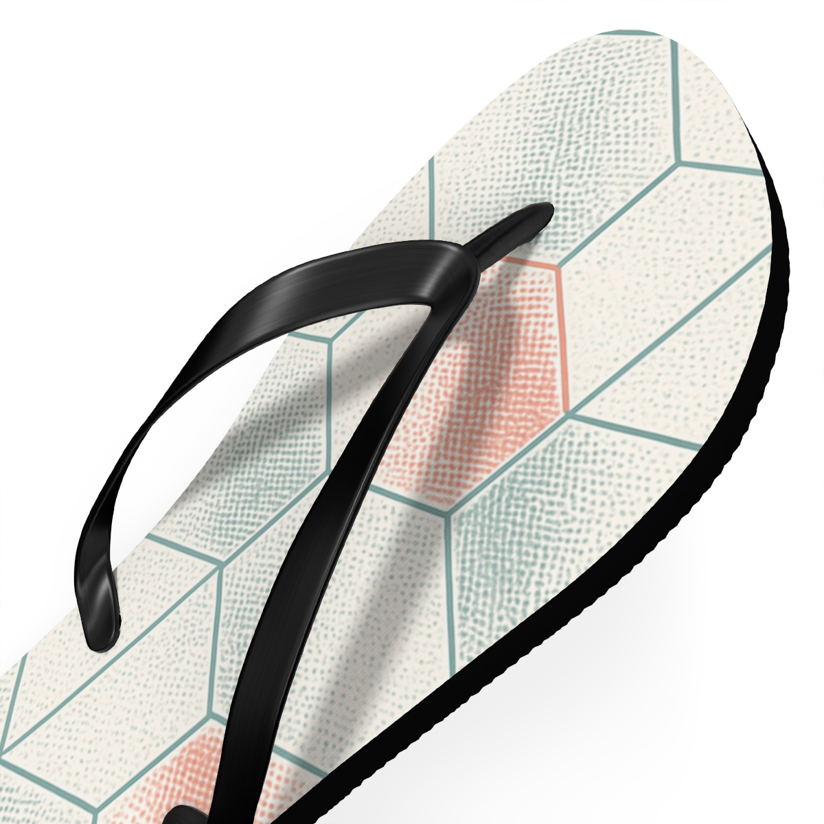 Hex Pulse Microdot Lattice custom flip flops