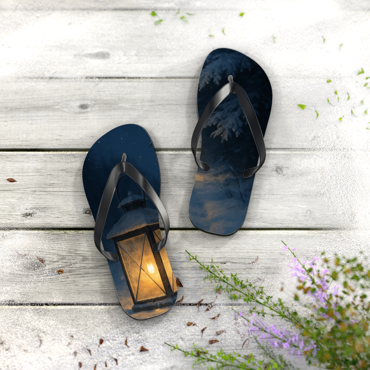 Winter Glow Walk Flip Flops