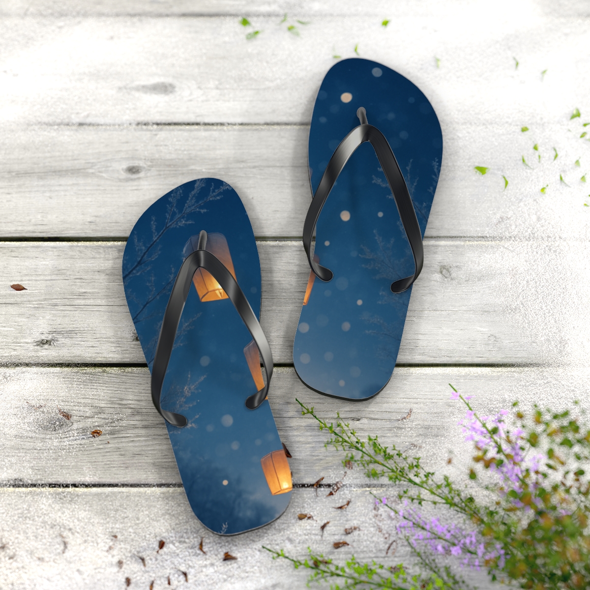 Frosted Glow Escape Flip Flops