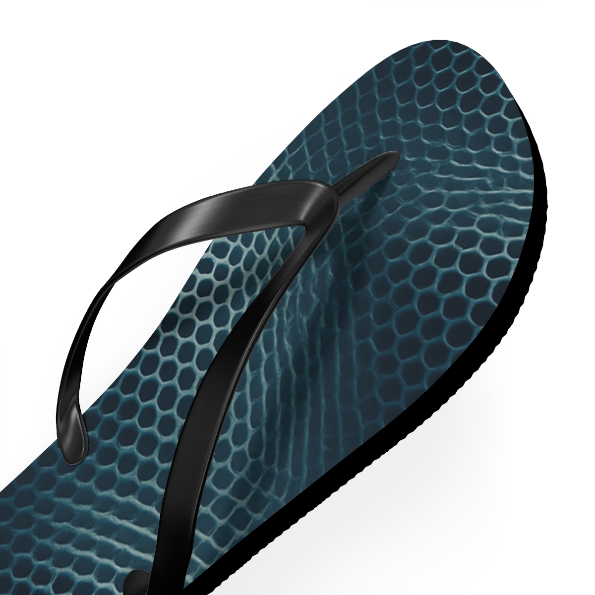 Ocean Wave Mosaic Flip Flops
