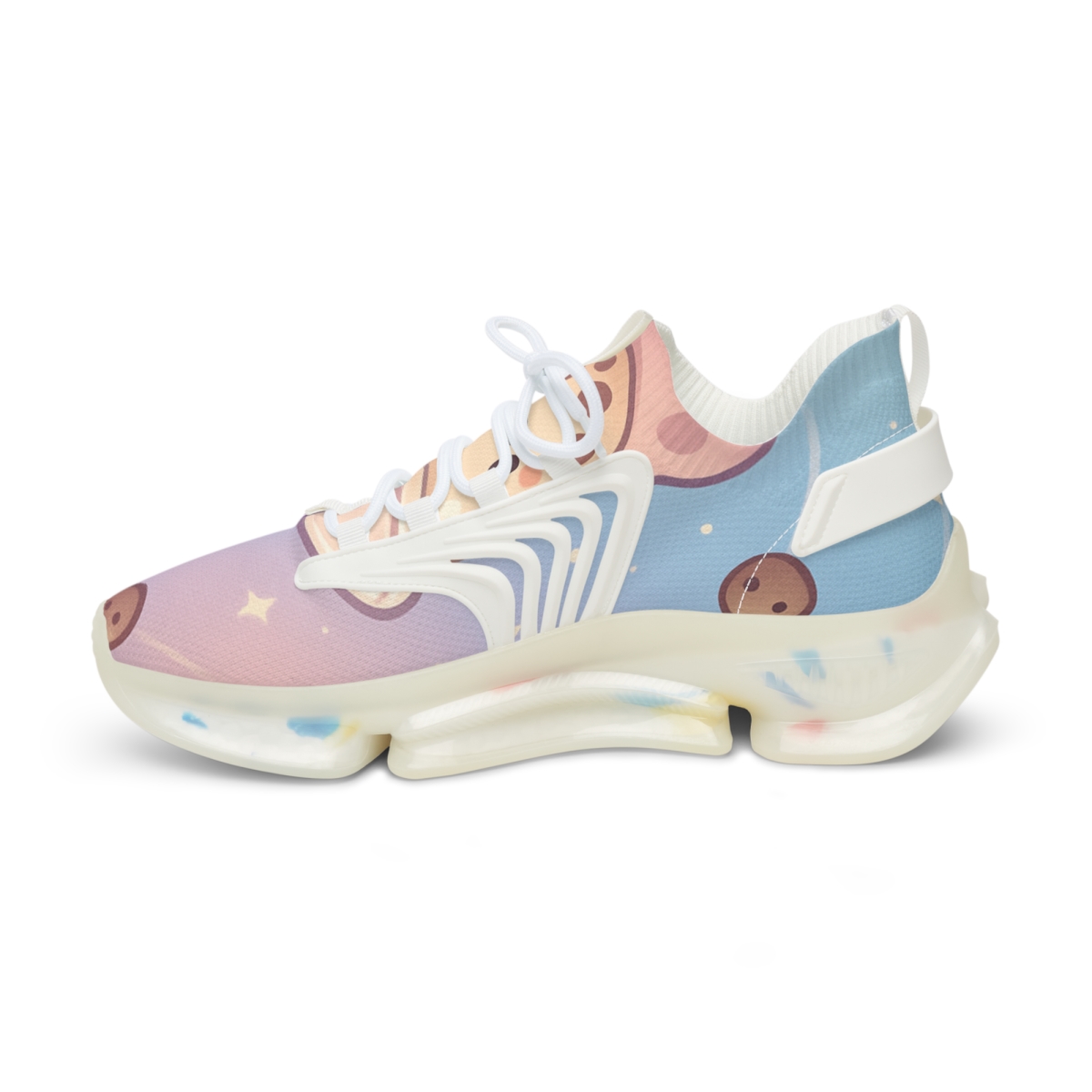 Bubble Tea Asteroid Garden personalized athletic sneakers