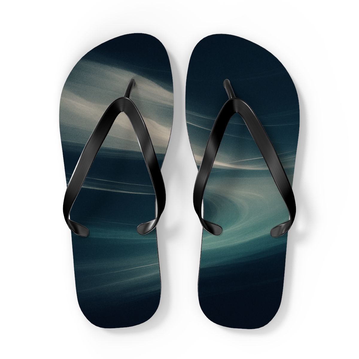 Vapor Shear Wavefront colorful rubber flip flops