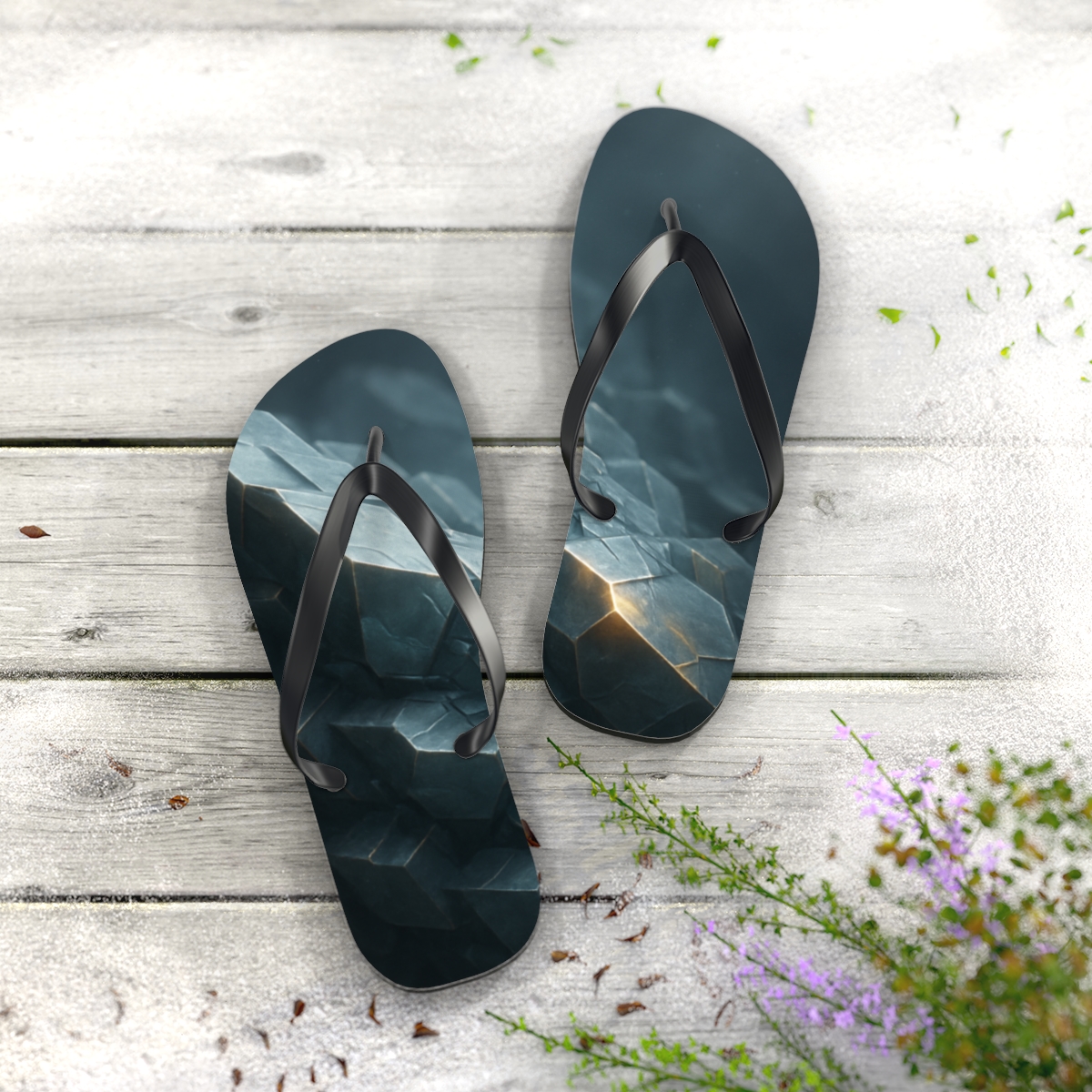 Mineral Facet Prism Drift soft sole flip flops