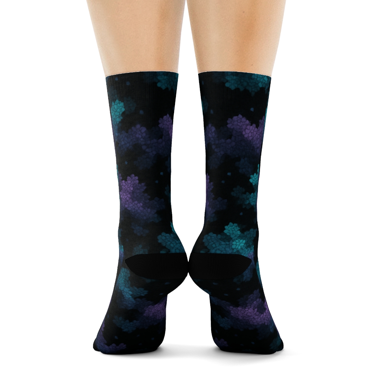 Nebula Pixel Tessellation warm winter socks