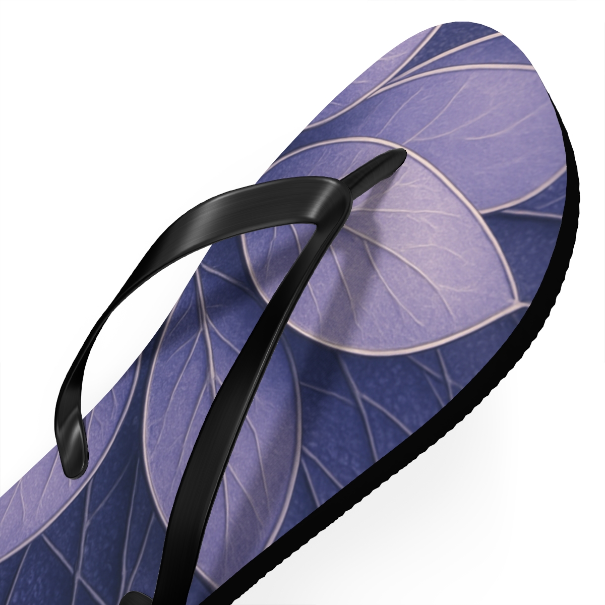Petal Vein Lattice unique graphic flip flops