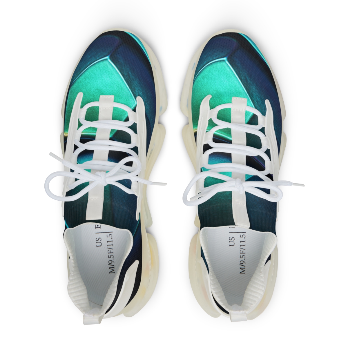 Iridescent Carapace Echo personalized athletic sneakers