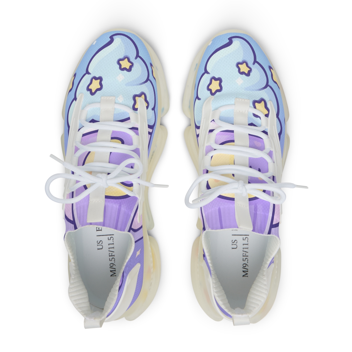 Pastel Moon Milkshake Dreams custom sneakers