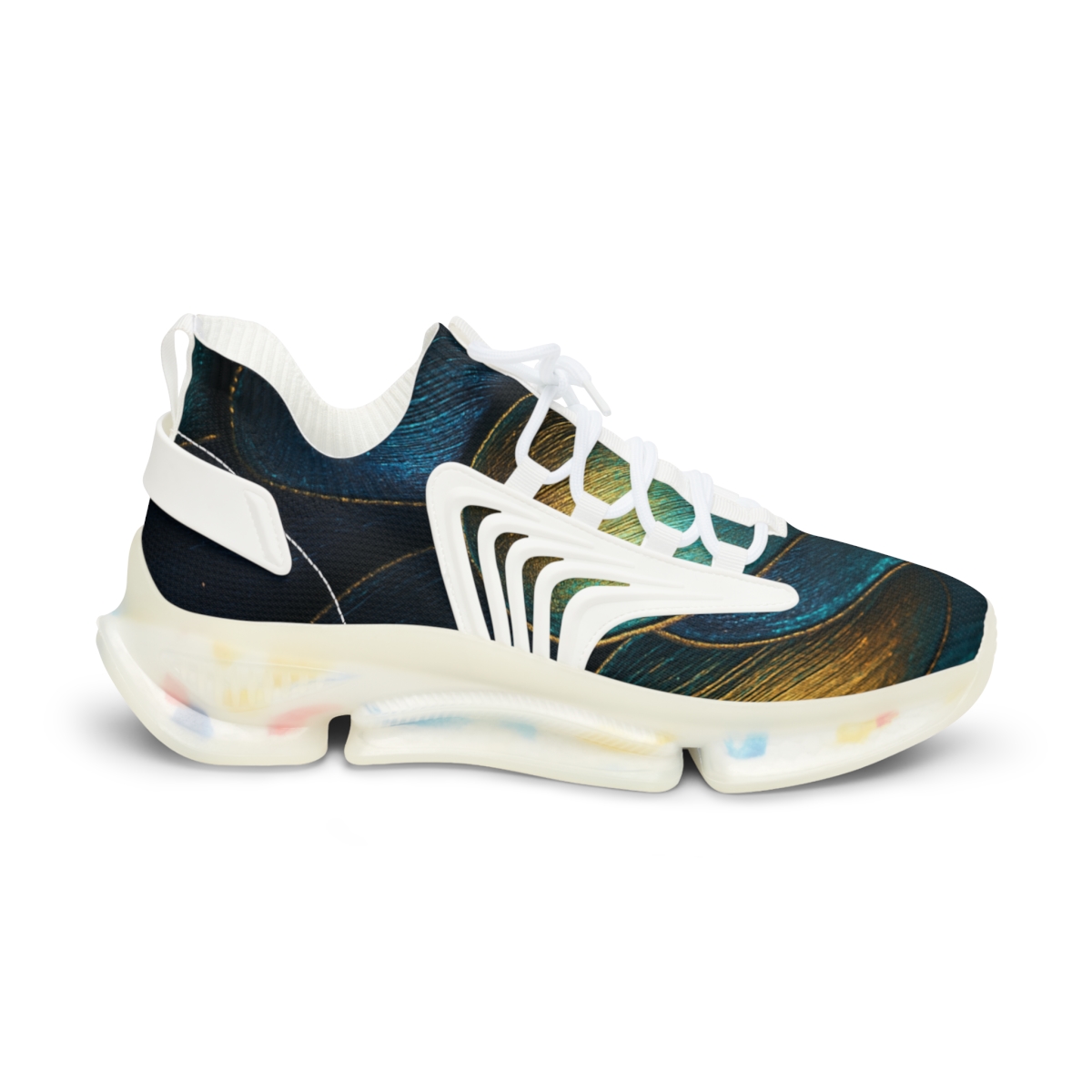 Iridescent Beetle Mosaic premium sport sneakers