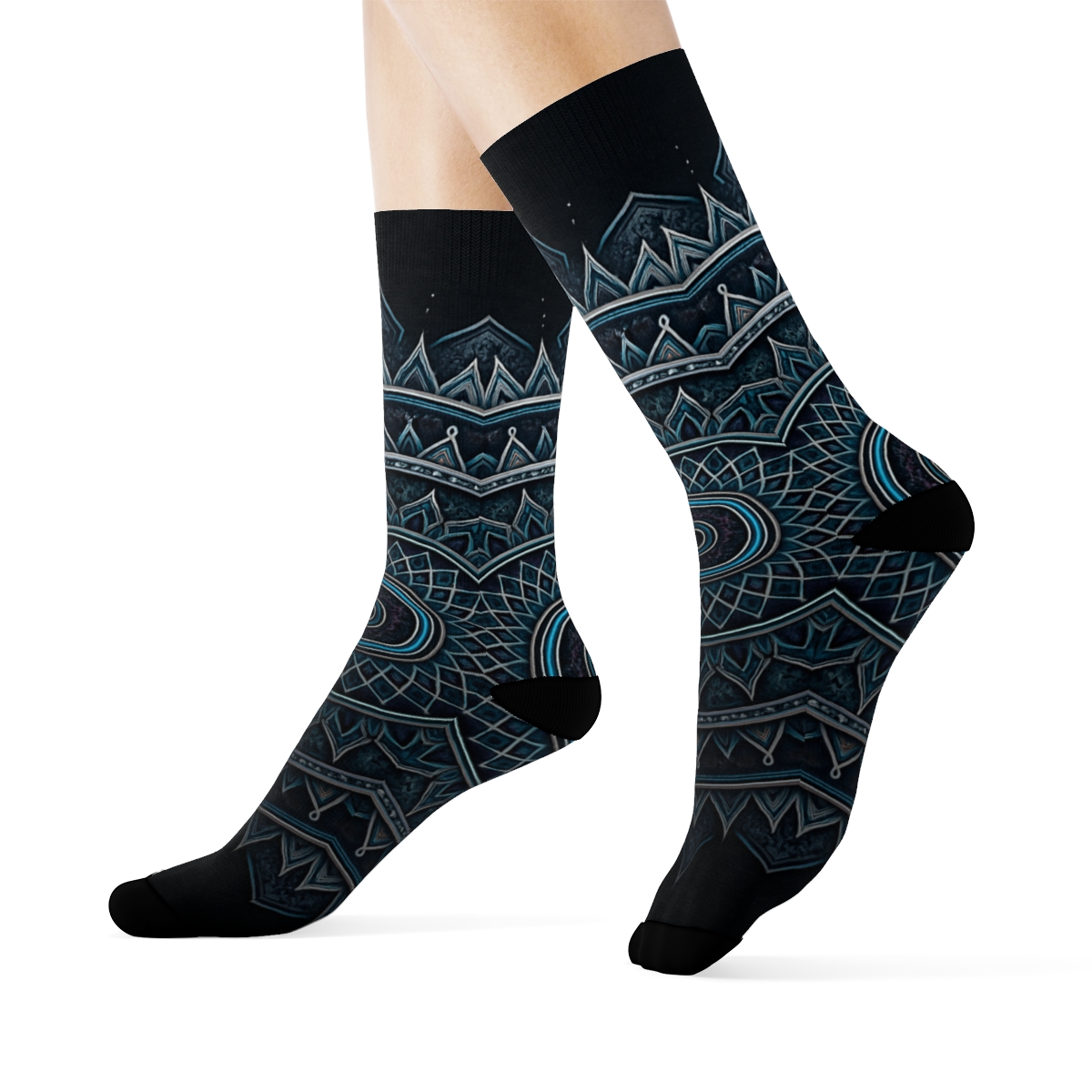 Prismatic Lattice Crownwheel personalized cozy socks