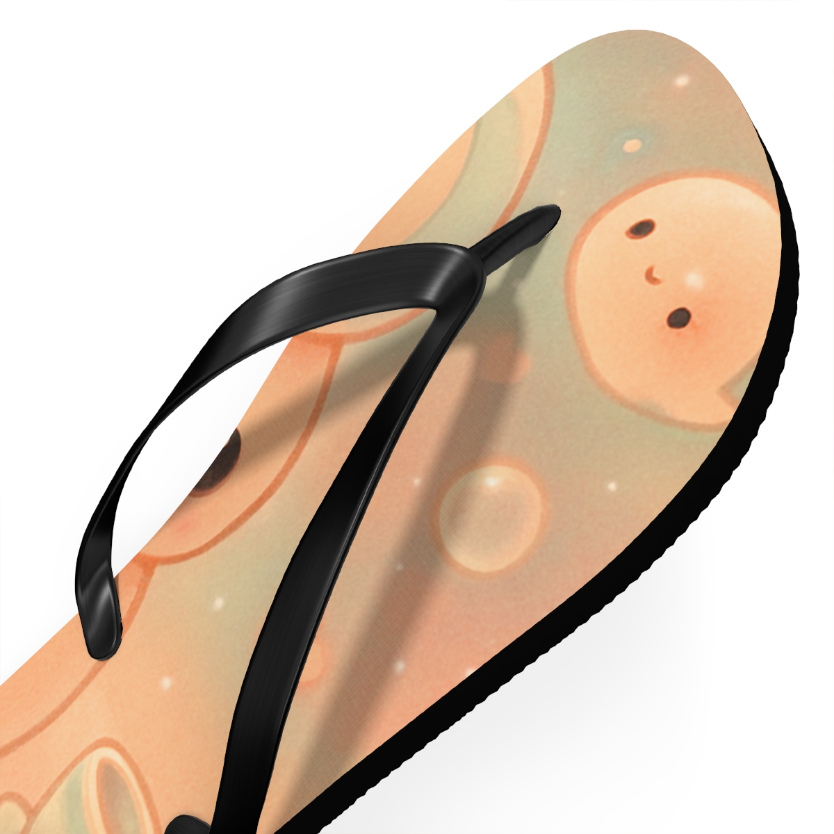 Peach Mochi Moonlets stylish summer flip flops