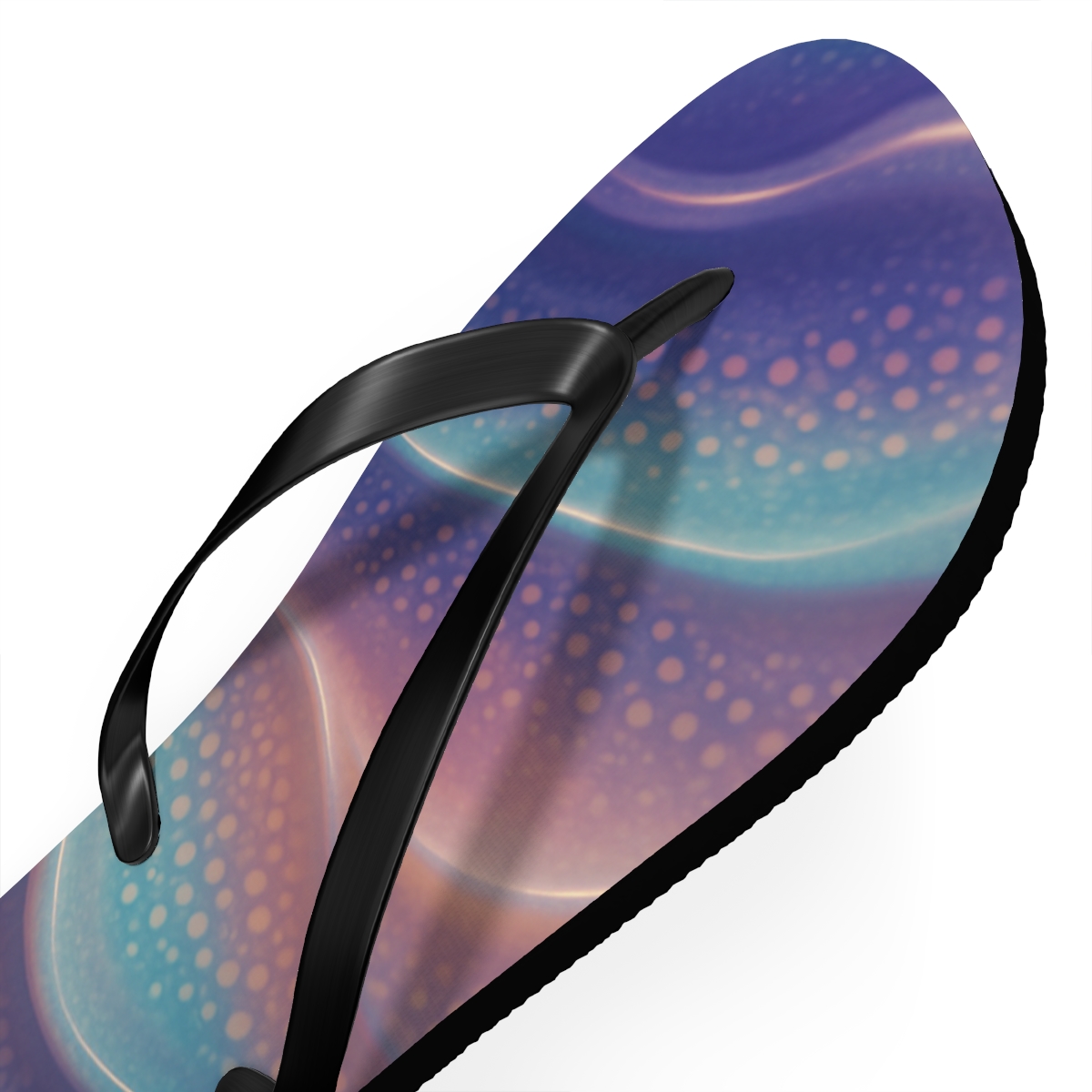 Cuttlefish Chromatic Veil Pulse personalized beach flip flops