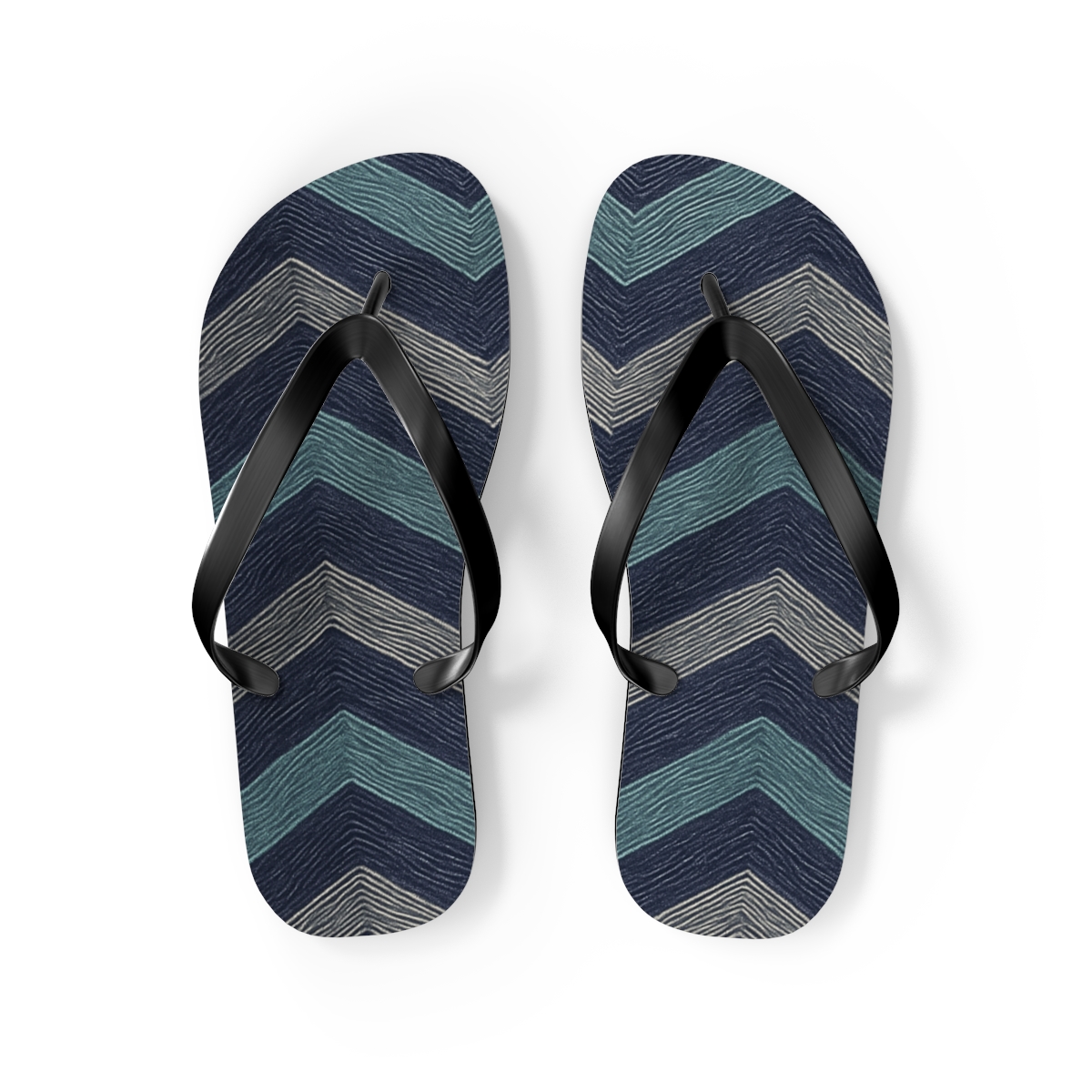 Tidal Wave Pattern Flip Flops