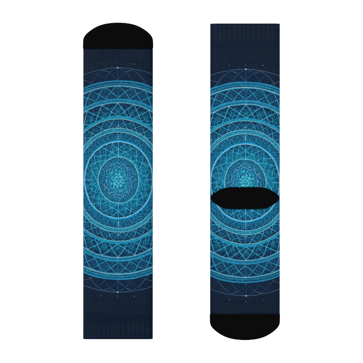 Prismatic Orbit Lattice comfortable cotton socks