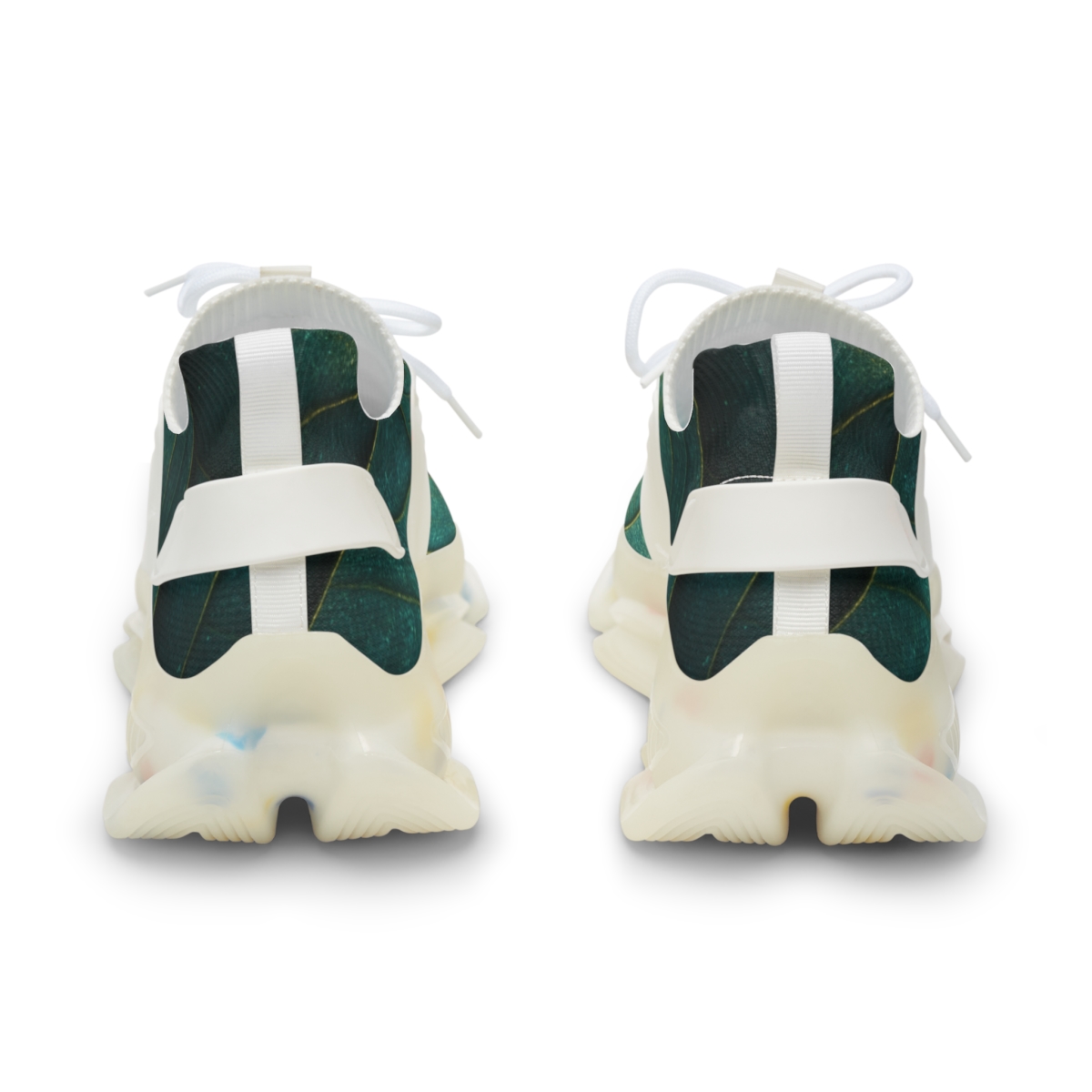 Iridescent Beetle Mosaic comfortable running sneakers