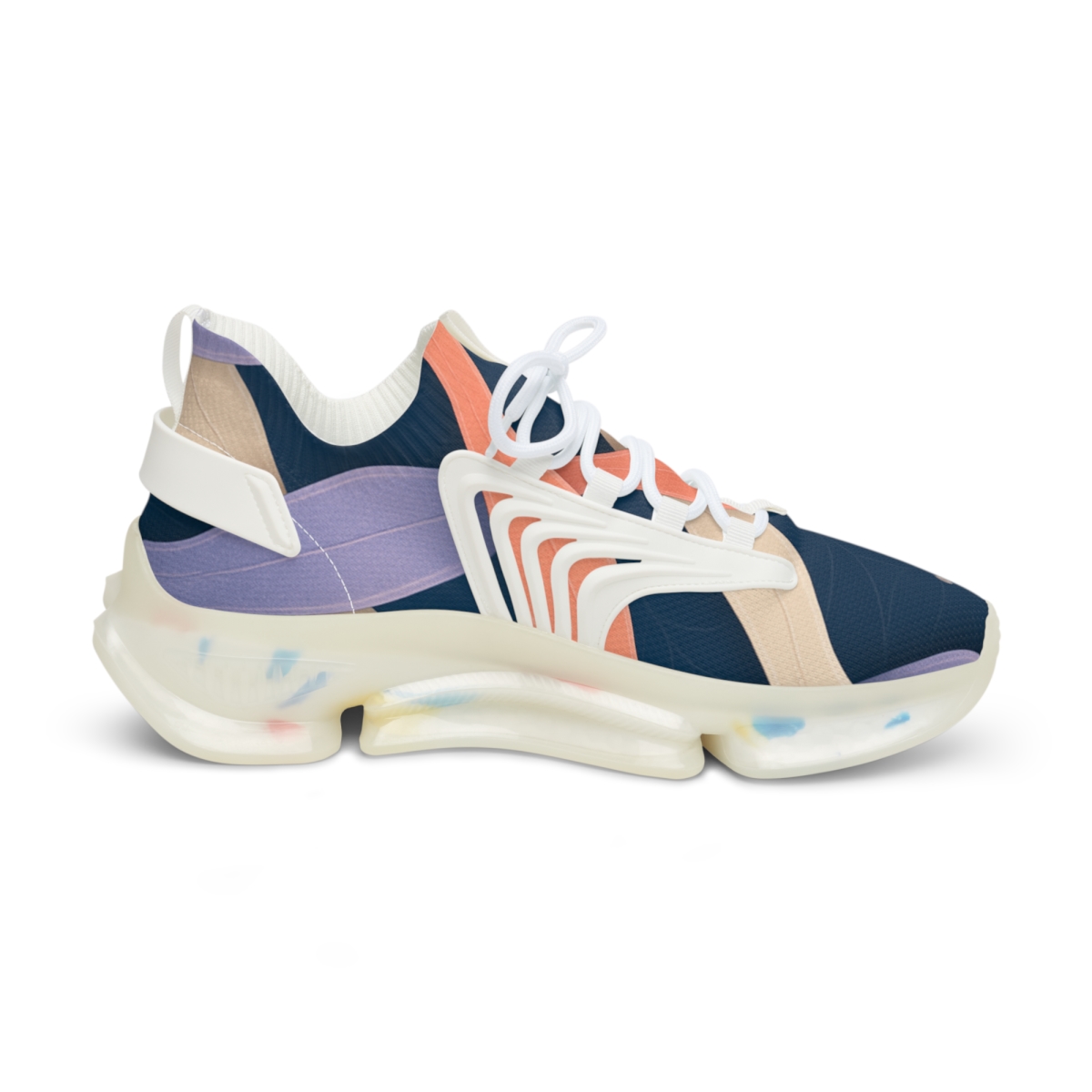 Orchid Wave Interlace stylish casual sneakers