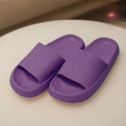 Cloud Thick Sole Slippers – All Day Lightweight Comfort - Cloud Cushion Slides