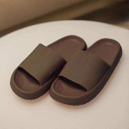 Cloud Thick Sole Slippers – All Day Lightweight Comfort - Cloud Cushion Slides