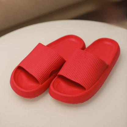 Cloud Thick Sole Slippers – All Day Lightweight Comfort - Cloud Cushion Slides