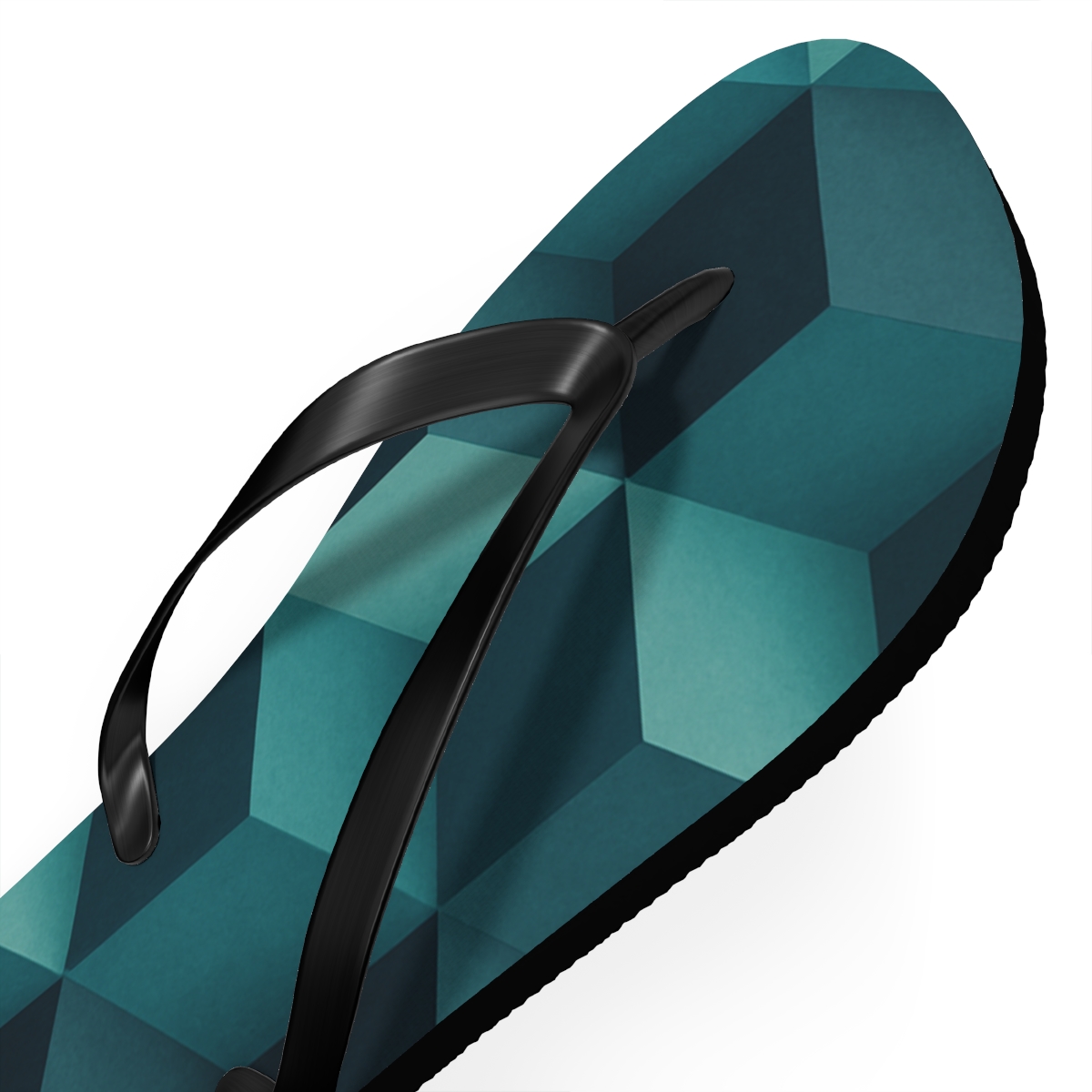 Hex Prism Drift Tiling trendy printed flip flops