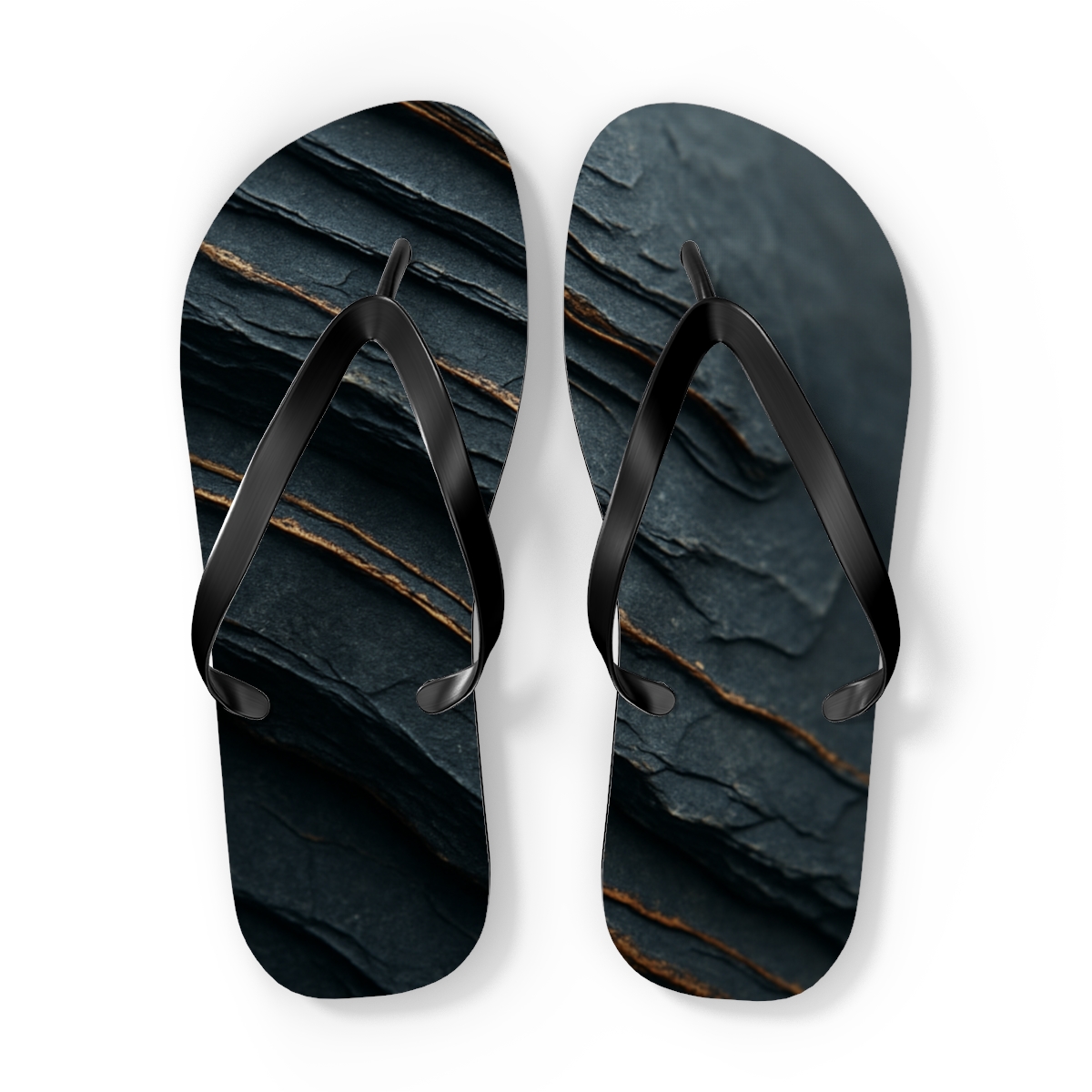 Basalt Fold Echo trendy printed flip flops