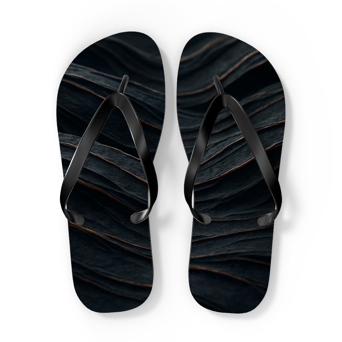 Basalt Fold Ribbonfield custom flip flops