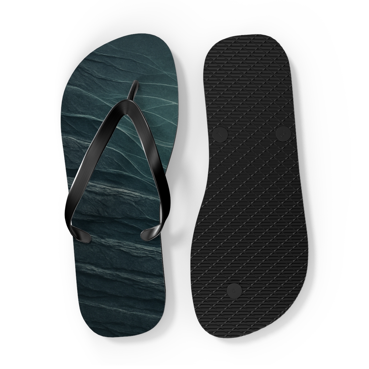 Basalt Fold Tideweave custom flip flops