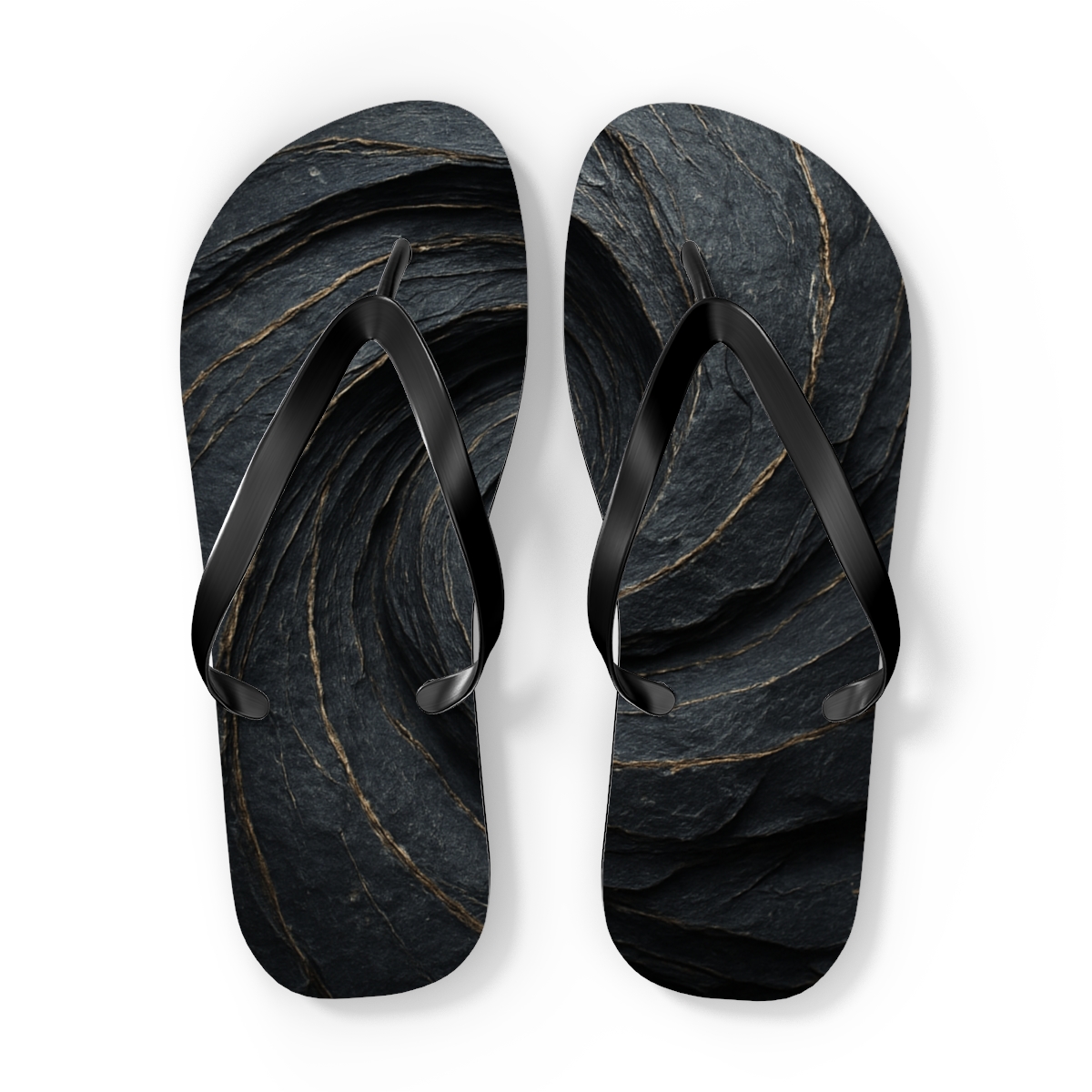 Basalt Vein Helix custom flip flops