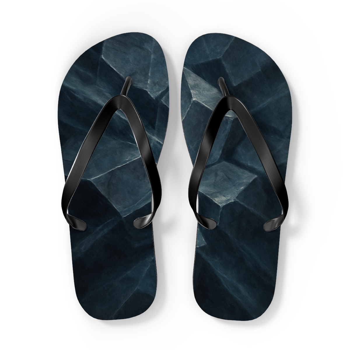Basalt Vein Prism Drift custom flip flops