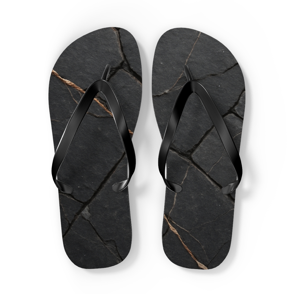 Basalt Vein Tessellation comfortable casual flip flops