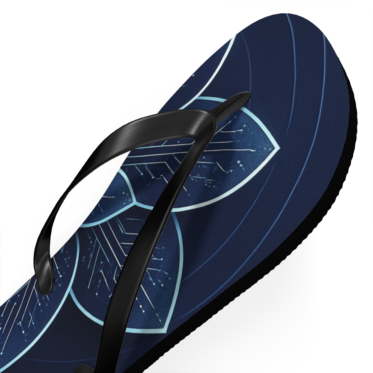 Orchid Vein Circuit Bloom comfortable casual flip flops