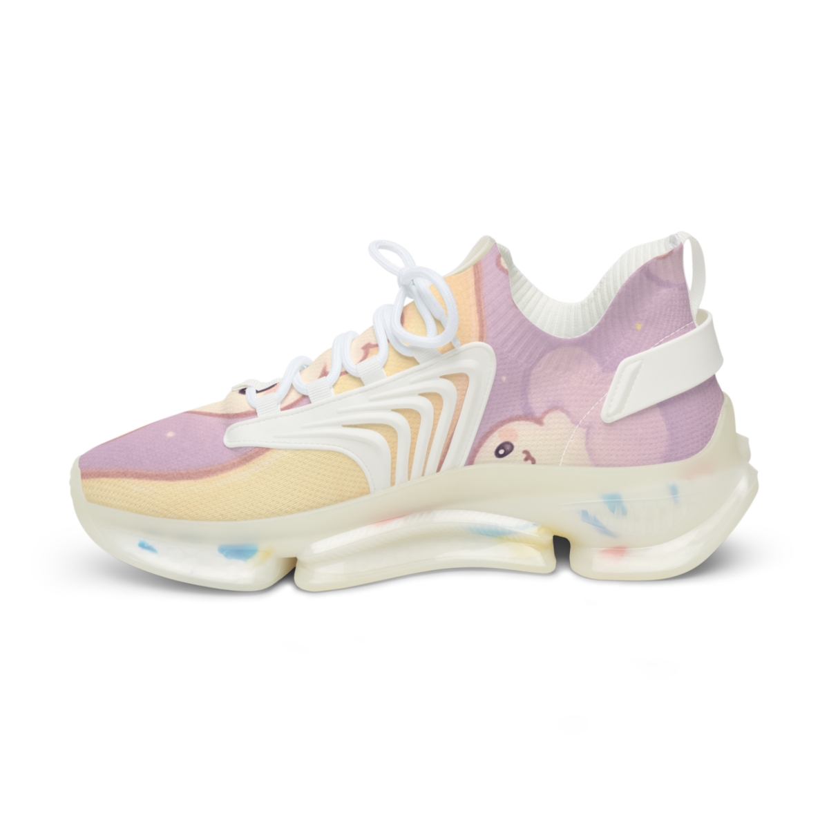 Moonlit Marshmallow Bunnies premium sport sneakers