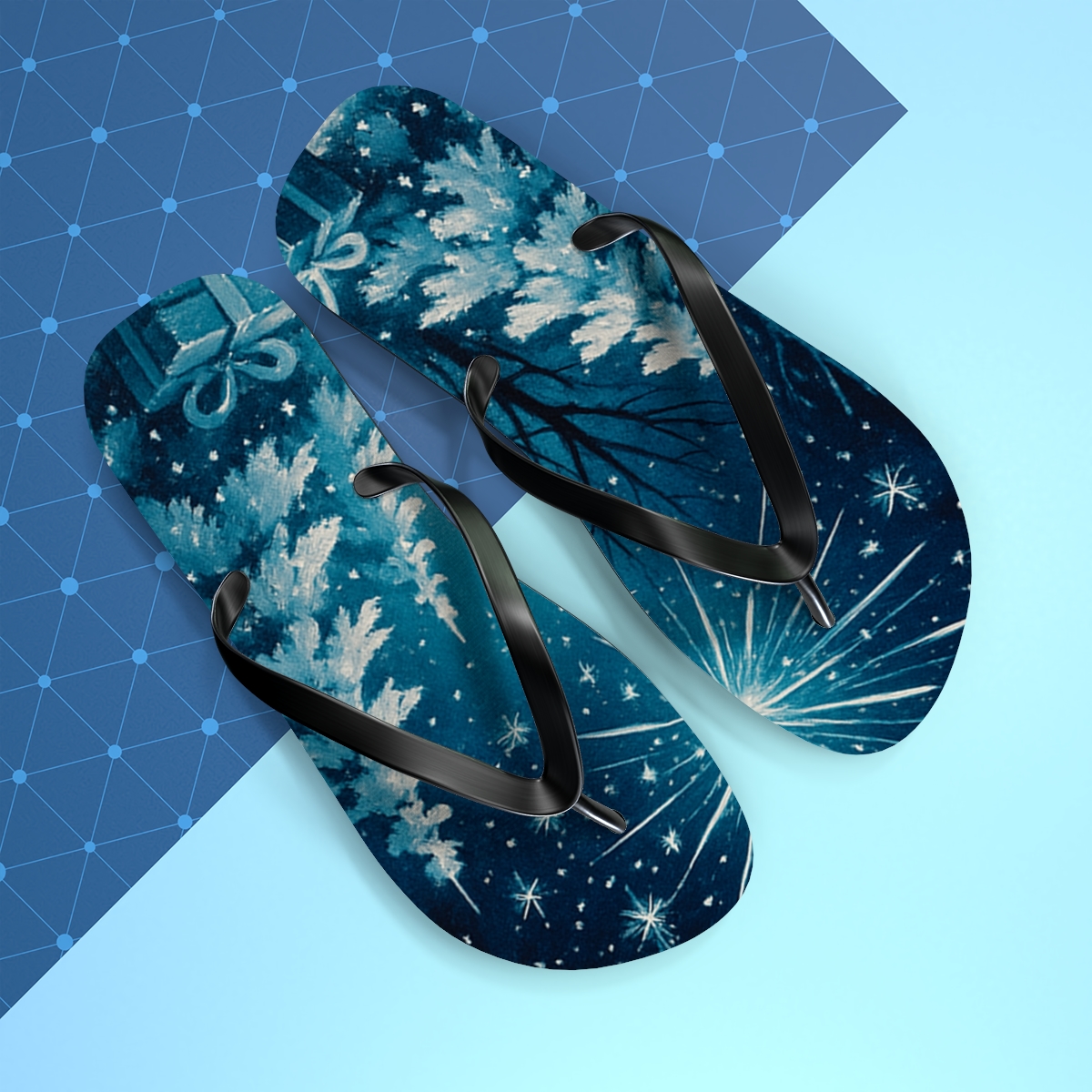 Midnight Spark Serenity Flip Flops