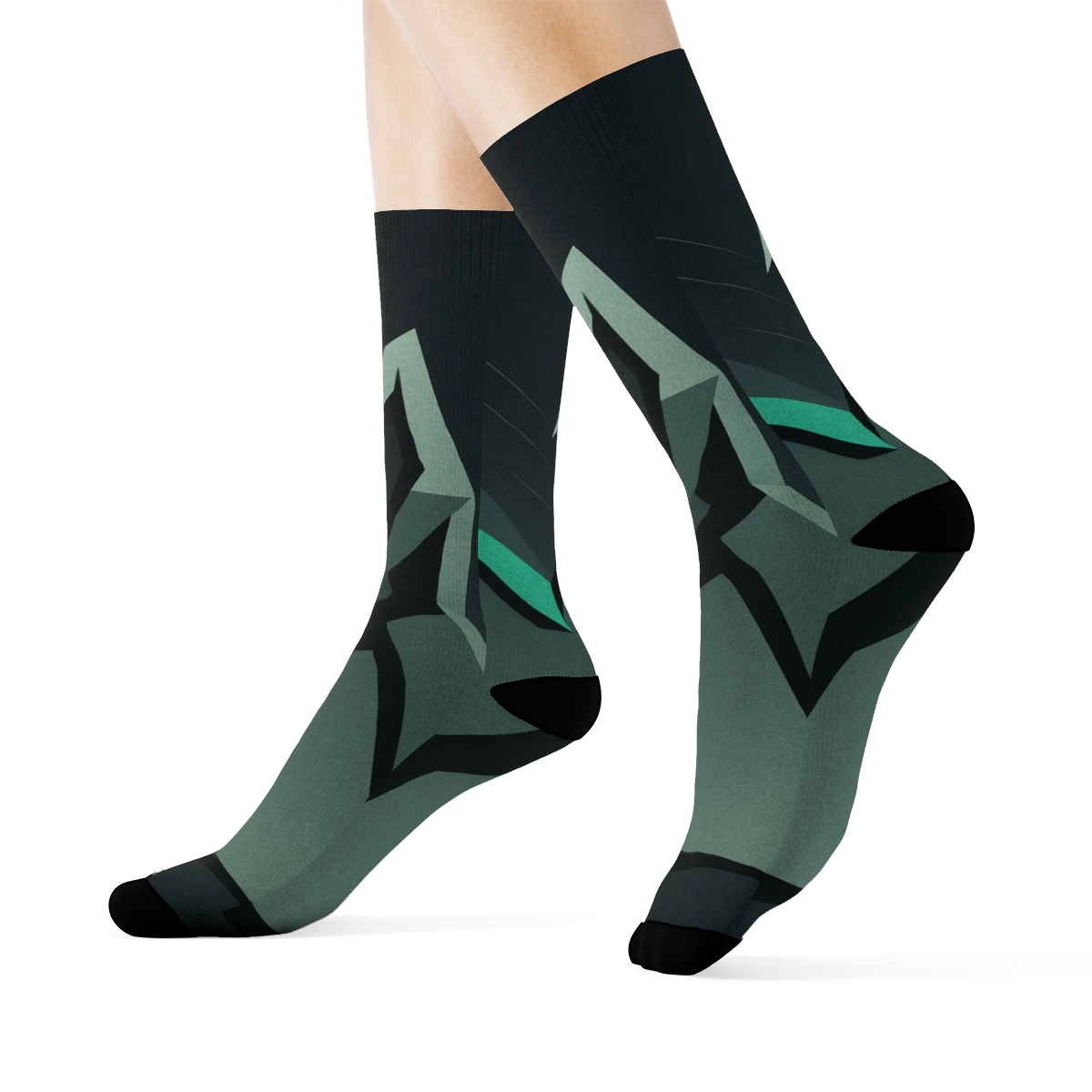 Mantis Stillness Vector comfortable cotton socks