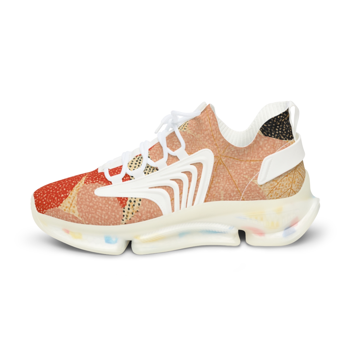 Camellia Dot Loom Cascade stylish casual sneakers