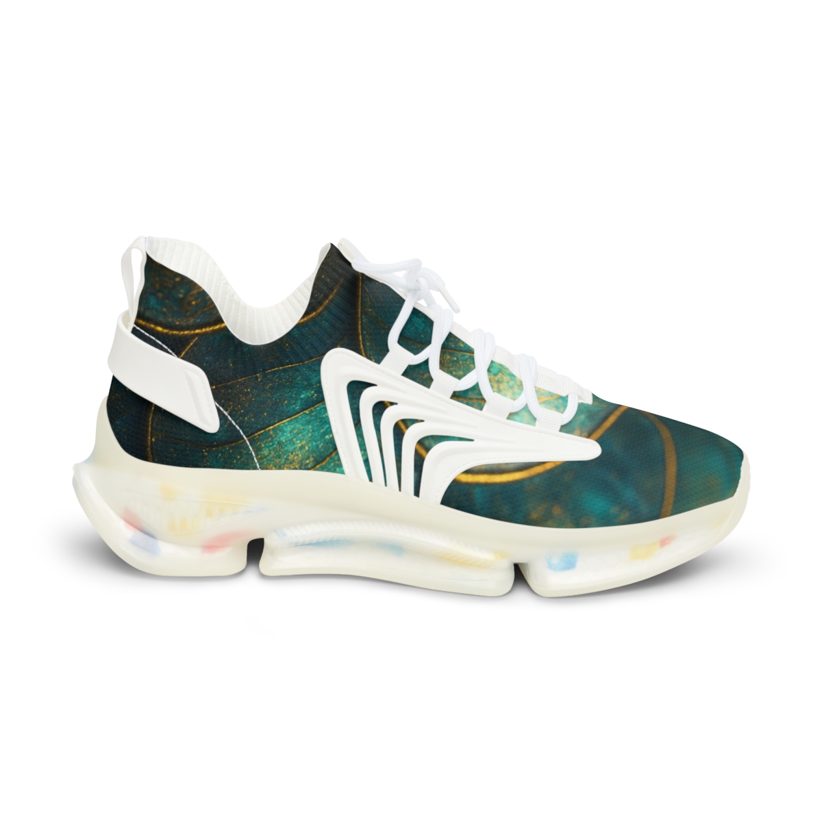 Iridescent Beetle Mosaic premium sport sneakers