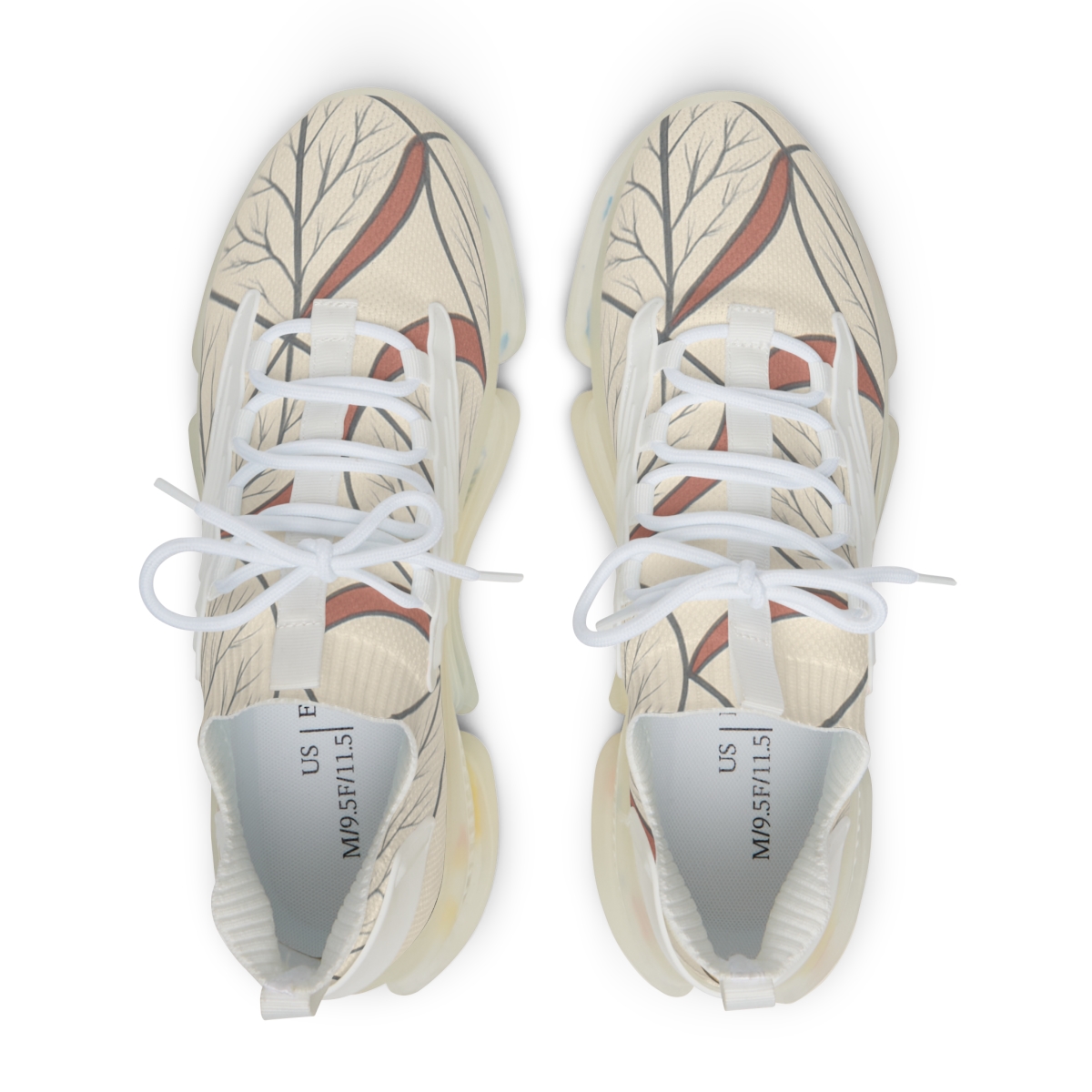 Camellia Phase Lattice premium sport sneakers