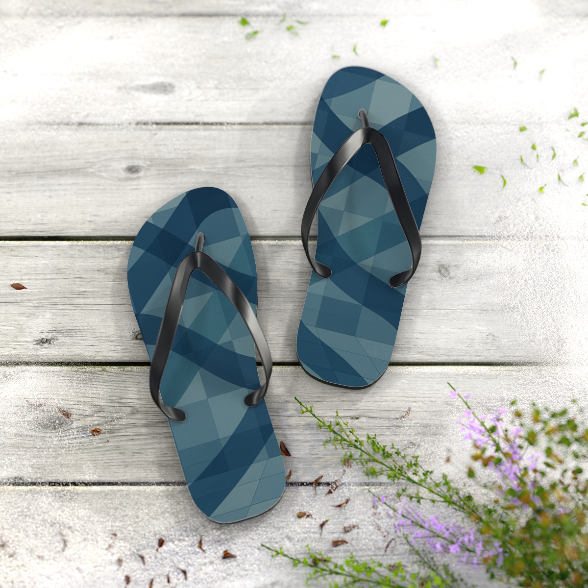 Ocean Weave Flip Flops